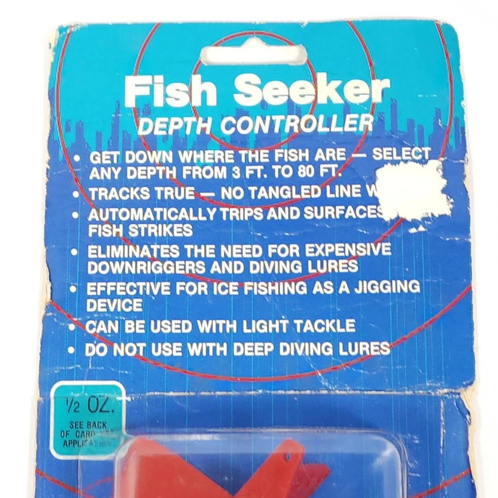 Vintage Doel Fin Fish Seeker Trolling Planes / Depth Controllers (3)- Pack